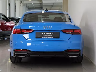 Audi A5 2,0 40TDi S-Line Záruka 15tkm. 150 kW automat modrá